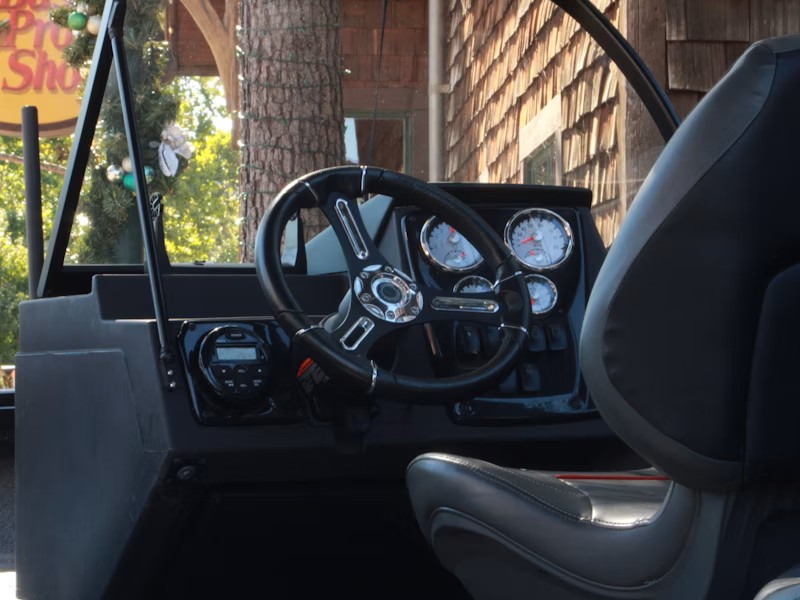 Boat electronics dashboard