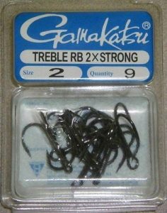 GAMAKATSU TREBLE RB RED #4 11PK