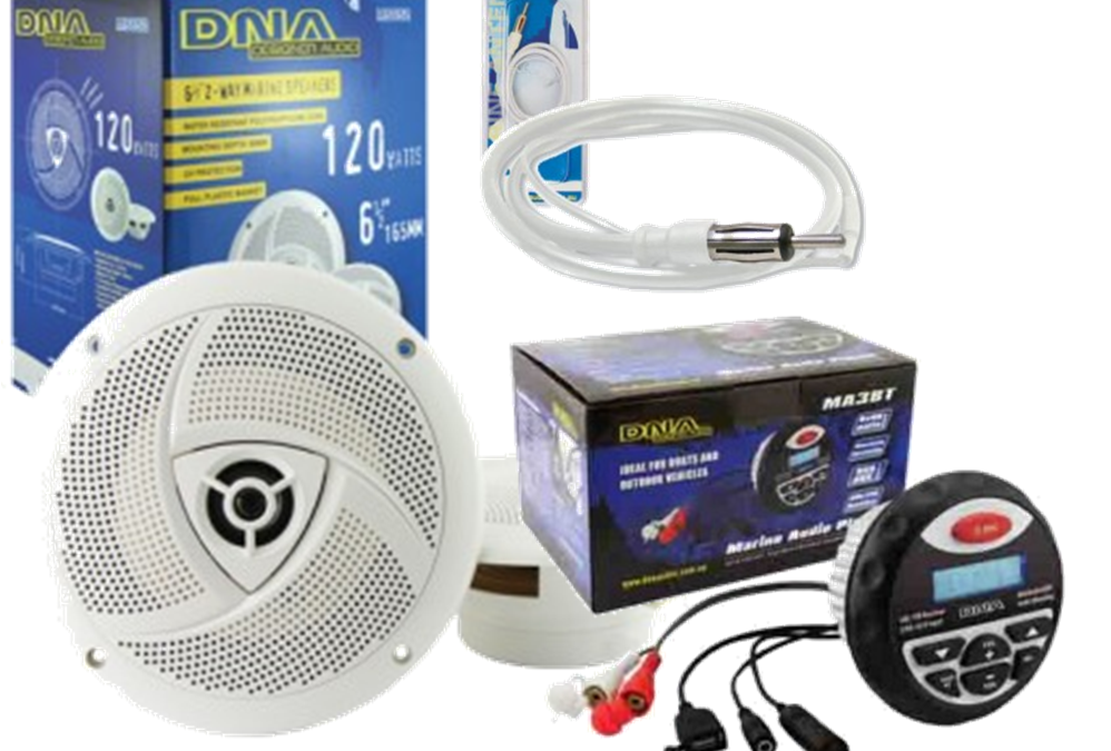 DNA MARINE AM/FM BLUETOOTH SPEAKER PACK